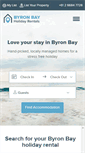 Mobile Screenshot of byronbayholidayrentals.com